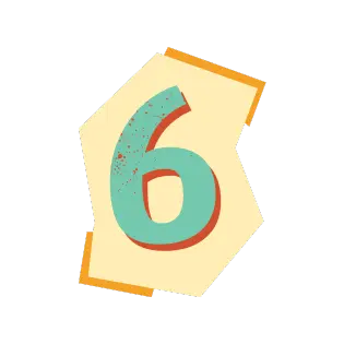 Číslo 6 (ilustrativní obrázek)